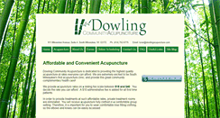 Desktop Screenshot of dowlingacupuncture.com
